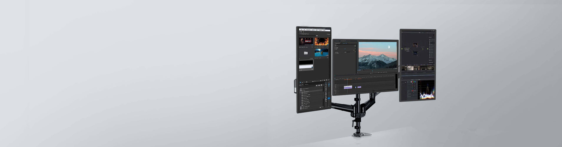 Triple Monitor Mounts