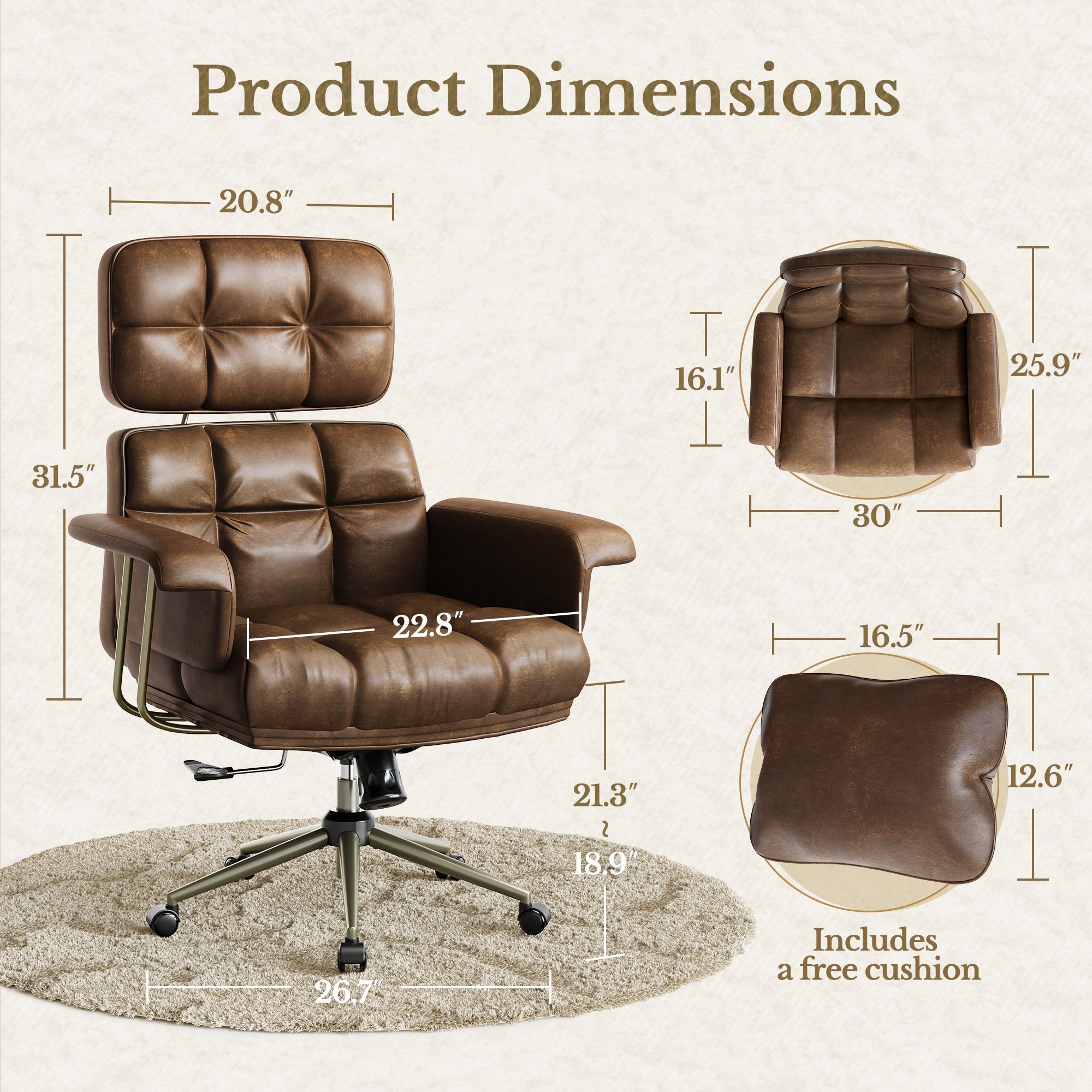 Celestia Deep Cloud Chair - 