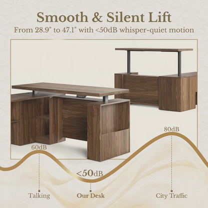 63" Premium Topaz Standing Desk