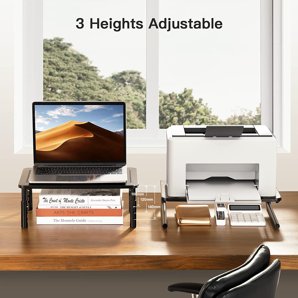 Height Adjustable Monitor Stand (Two-Pack) – Huanuo UK